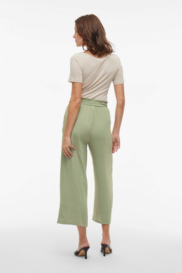 Vila Pantal&oacute;n culotte con cintura alta Verde oscuro