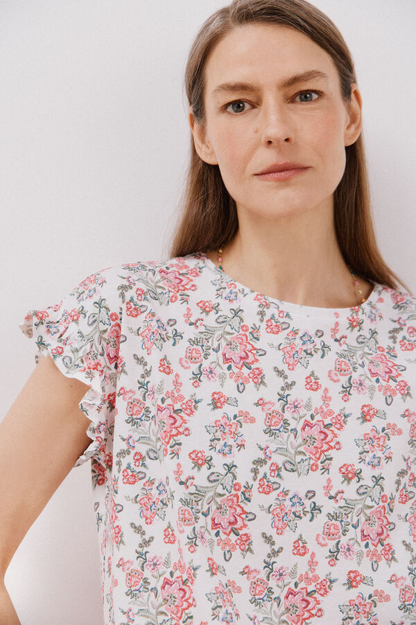 Cortefiel Camisola básica folho Verde