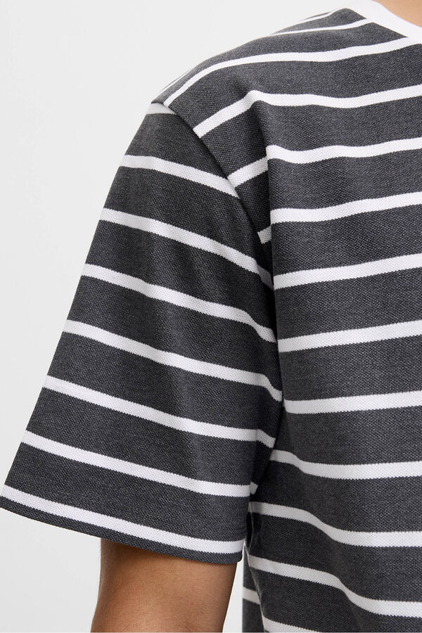 Jack & Jones Camiseta rayas Gris oscuro