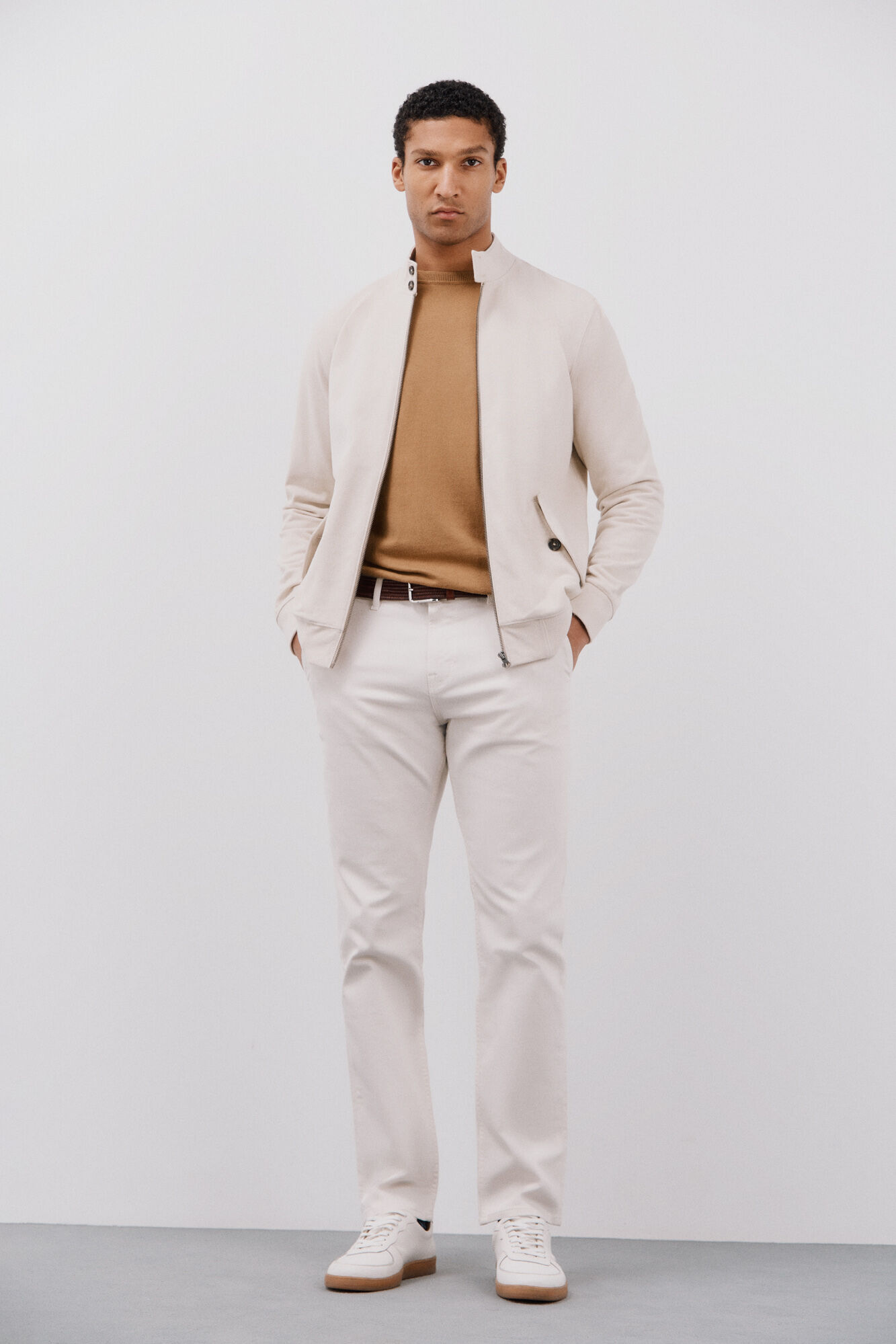 Cortefiel Cardigan lavado estruturado