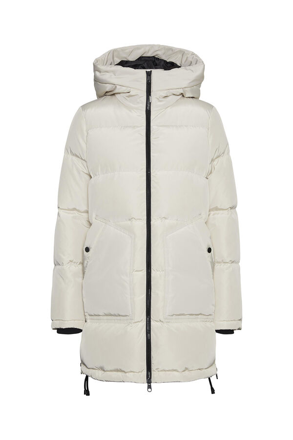 Vero Moda Sobretudo alcochoado com capuz Cinzento