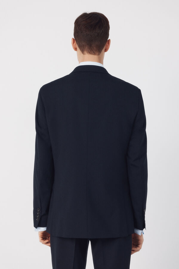 Cortefiel Americana traje dynamic estructura azul Azul marino