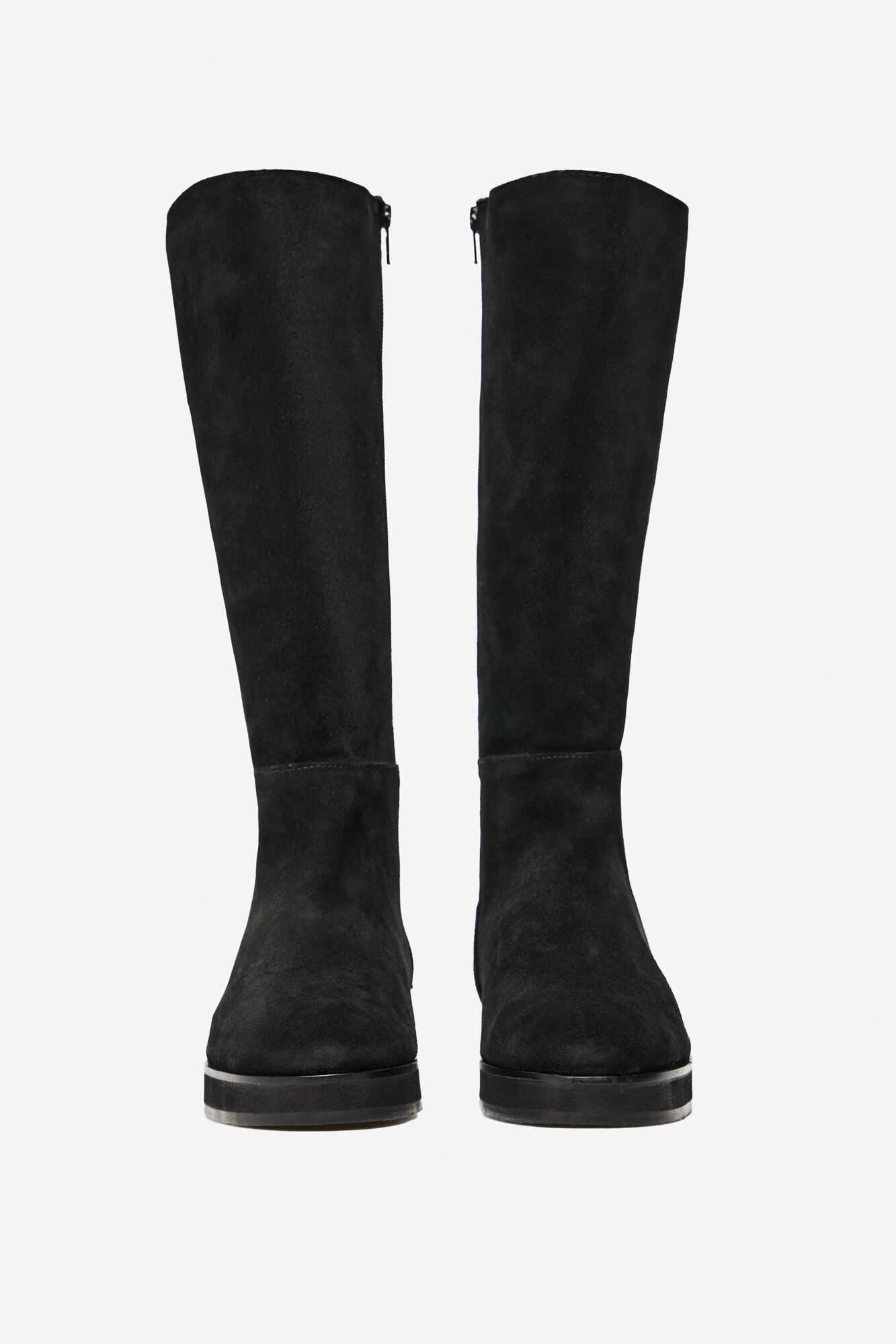 Cortefiel Bota alta el&aacute;stico serraje