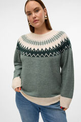 Vero Moda Curve Suéter grego tamanho grande  Verde