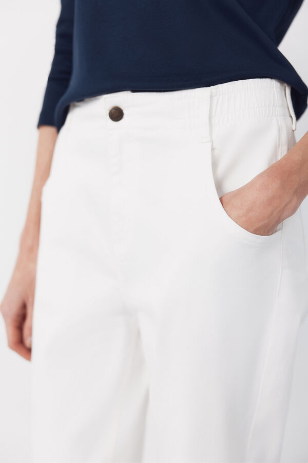 Cortefiel Jeans Easy Fit Blanco