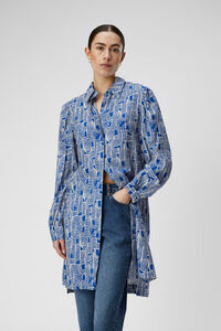 Object Vestido camiseiro estampado