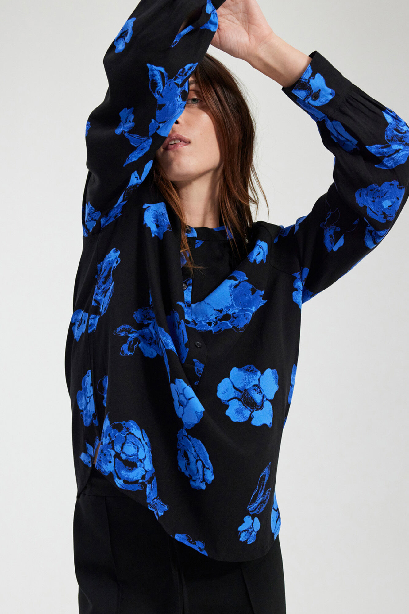 Selected Femme Camisa de manga larga confeccionado con Lenzing ECOVERO