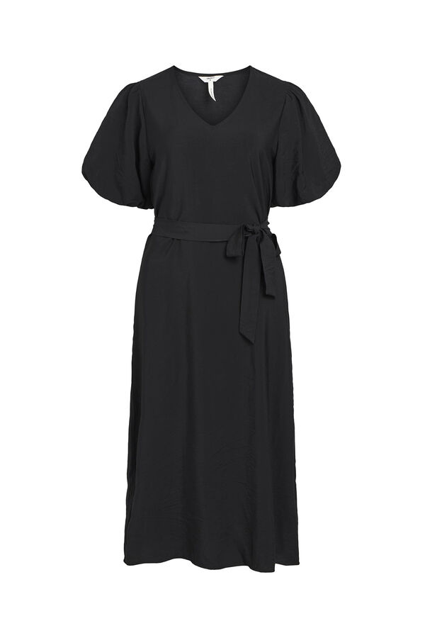 Object Vestido mangas globo Negro