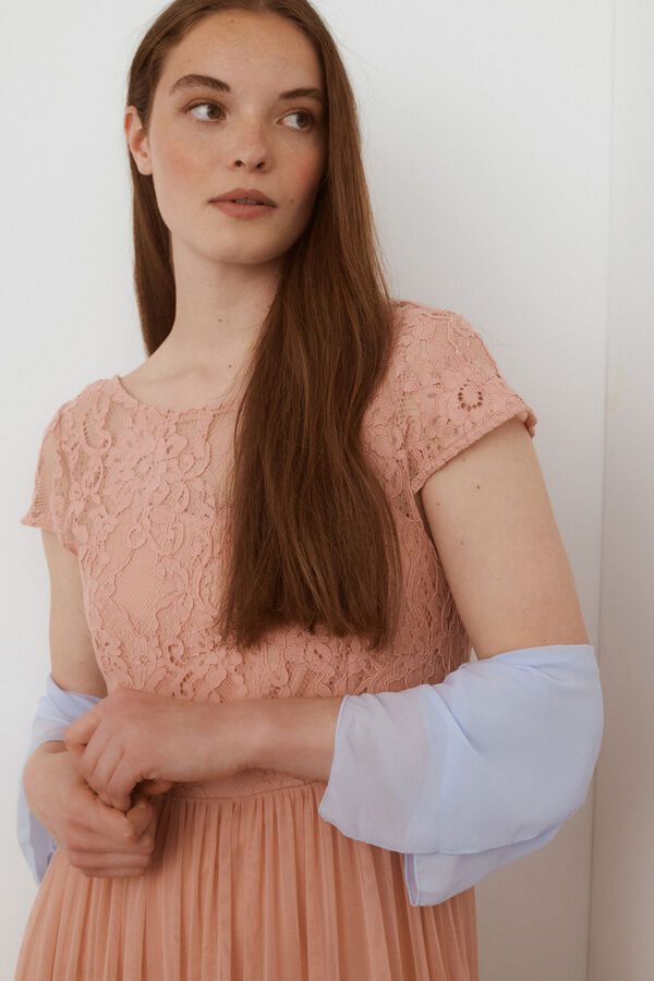 Vila Chaqueta de fiesta de gasa Azul