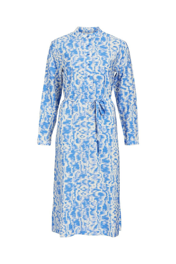 Object Vestido camisero estampado Azul