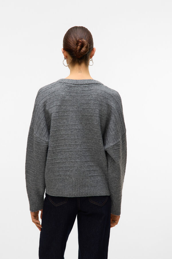 Vero Moda Jersey b&aacute;sico de punto Gris