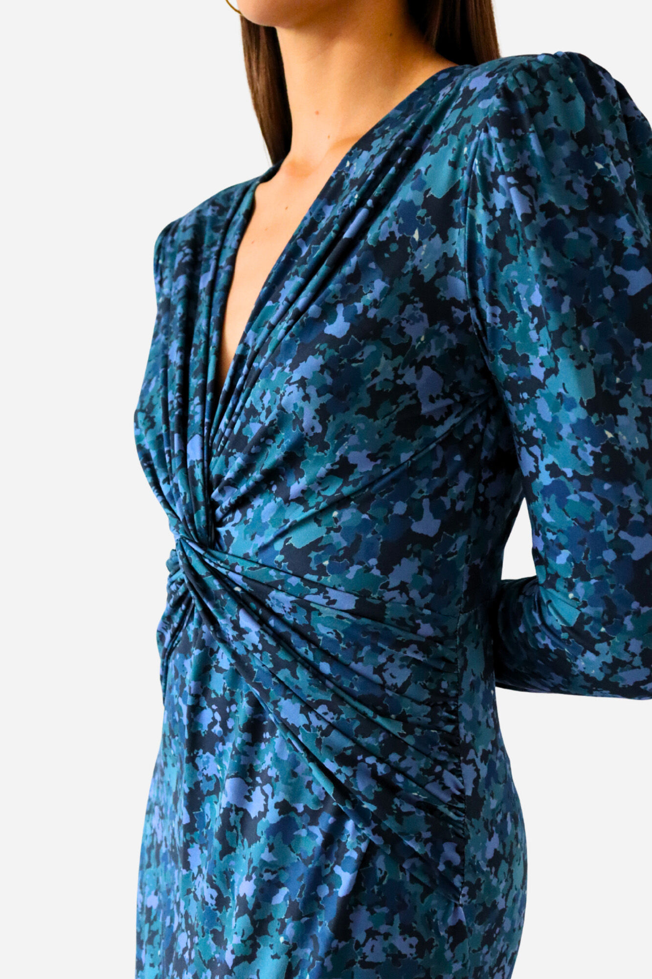 Cupl&eacute; Vestido midi punto estampado