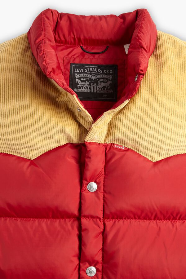 Levi's Chaleco acolchado Rojo