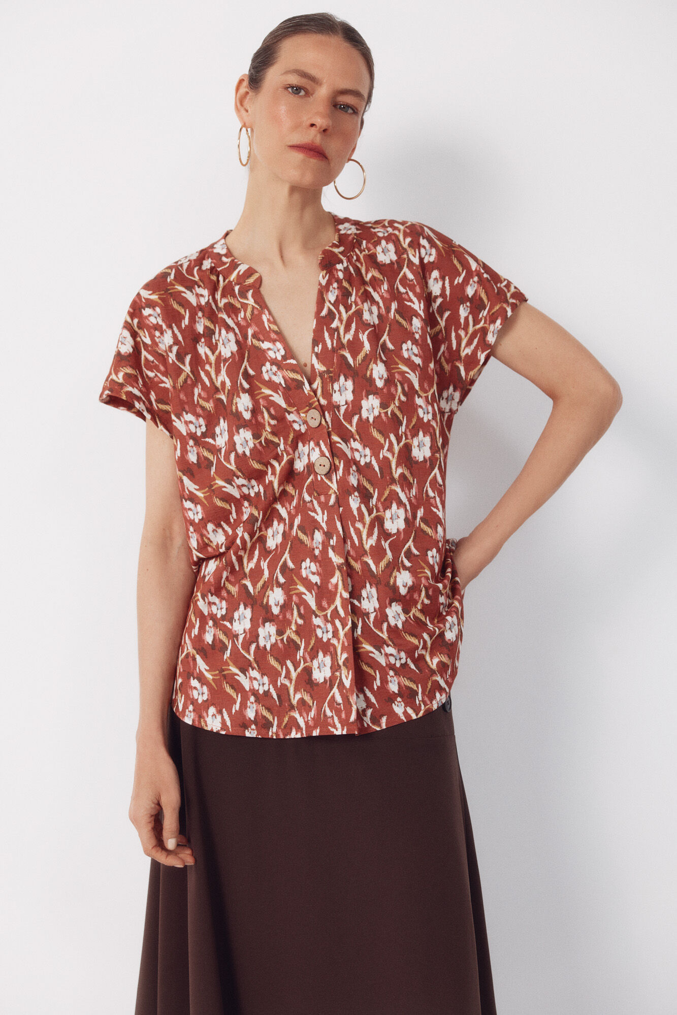 Cortefiel Blusa confort&aacute;vel