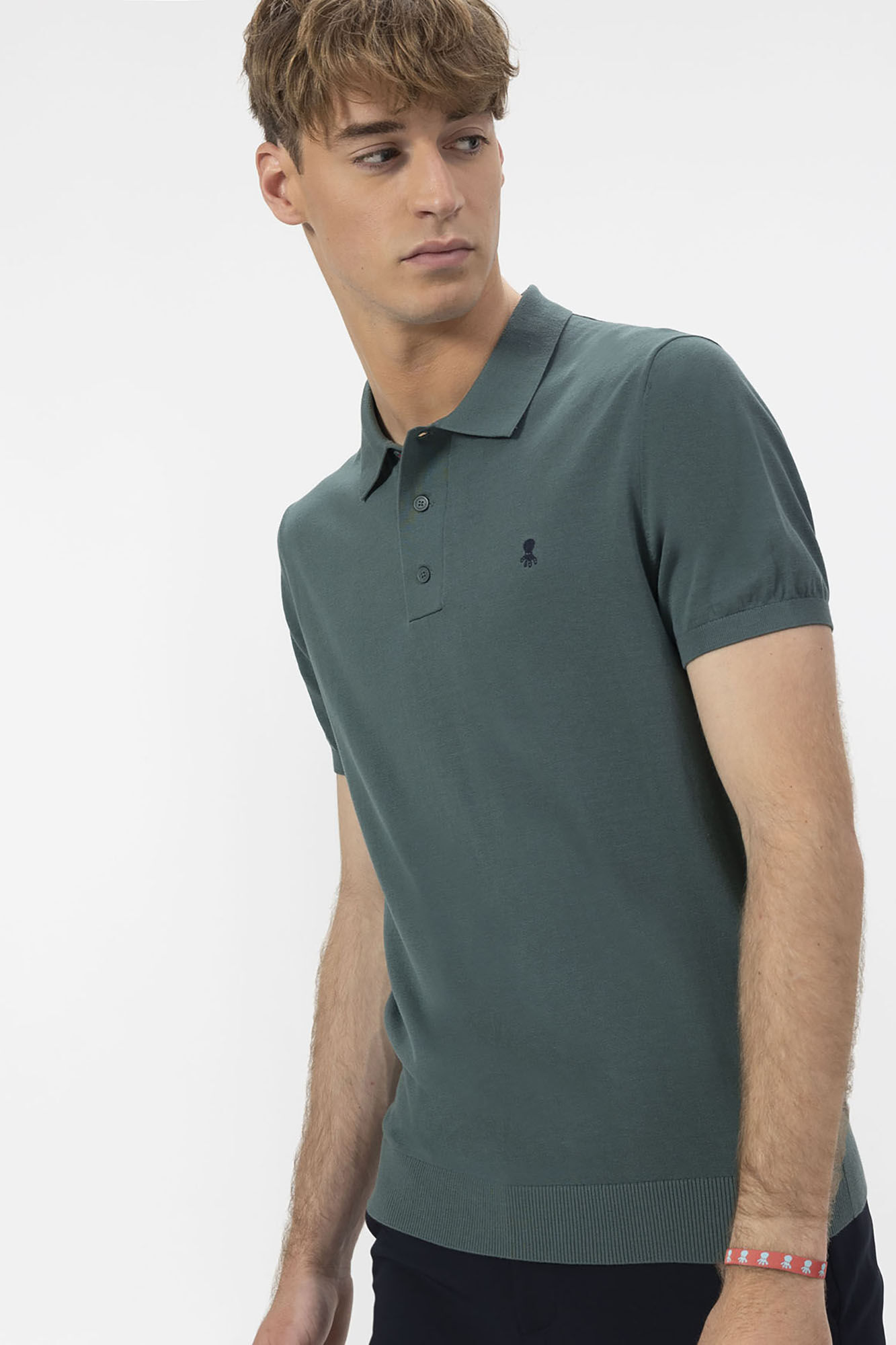 elPulpo Polo de punto crepe b&aacute;sica