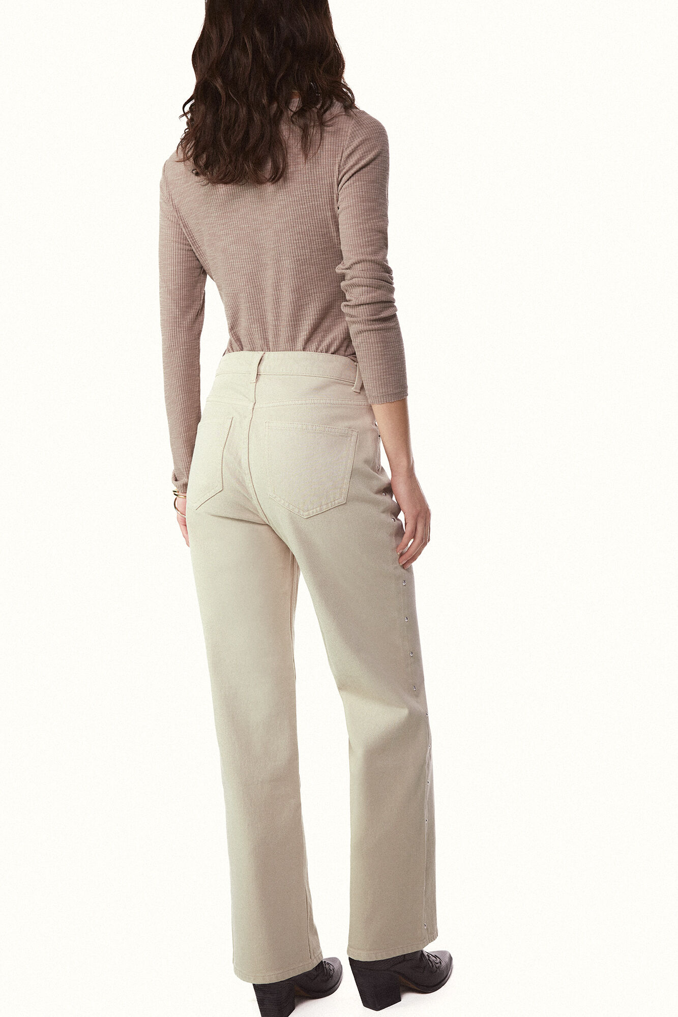 Slowlove Jeans com tachas