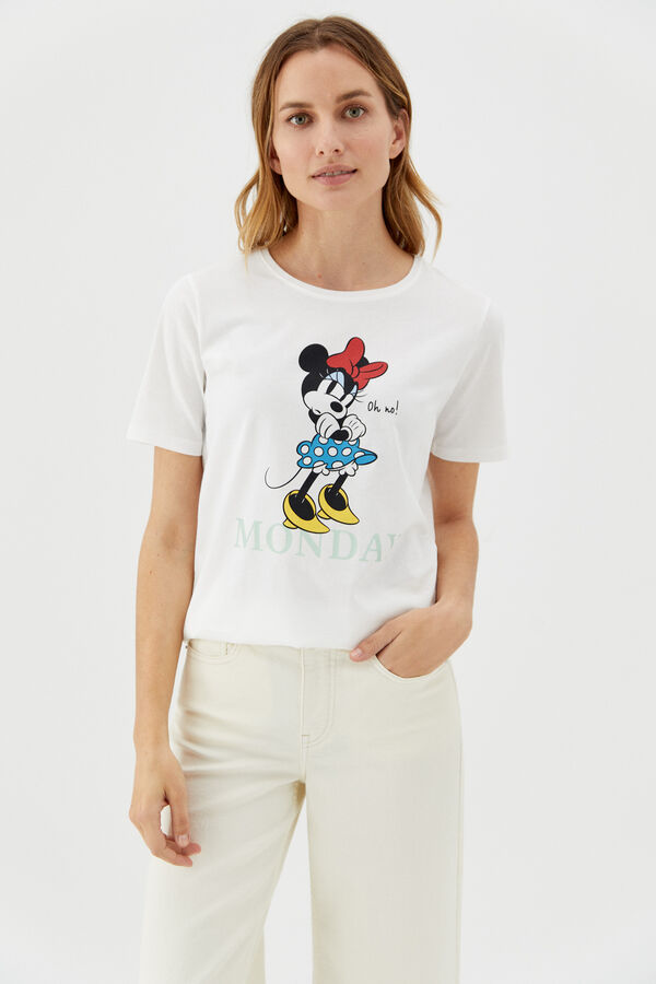 Cortefiel T-shirt da Disney Branco