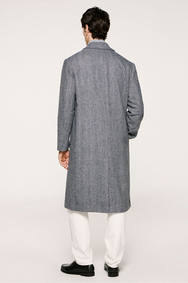 Selected Abrigo largo lana Gris oscuro