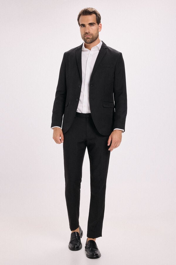 Jack & Jones Traje de hombre slim fit Negro