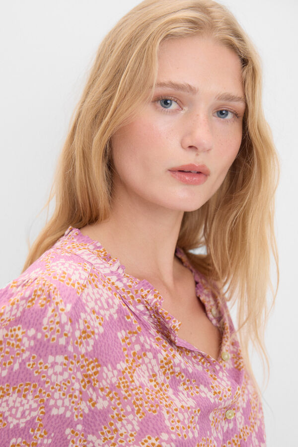 Cortefiel Vestido com estampado animal Multicolorido