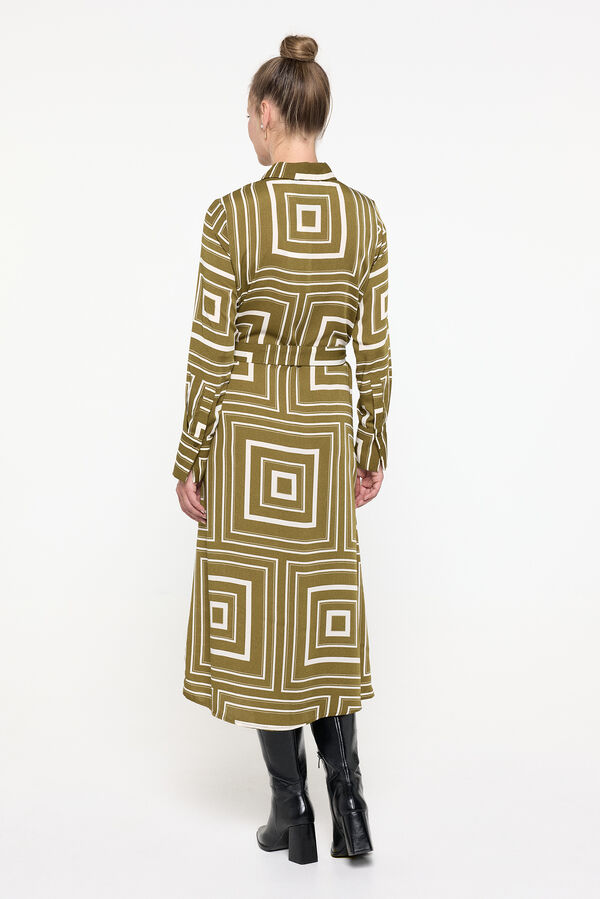 Vero Moda Vestido midi camiseiro  Preto