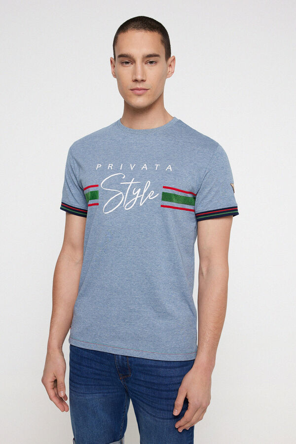 Privata Camiseta manga corta "style" Azul