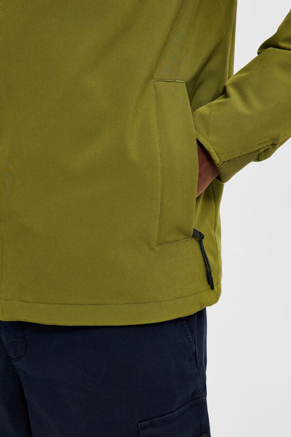 Selected Casaco curto imperme&aacute;vel 100% sustent&aacute;vel Verde