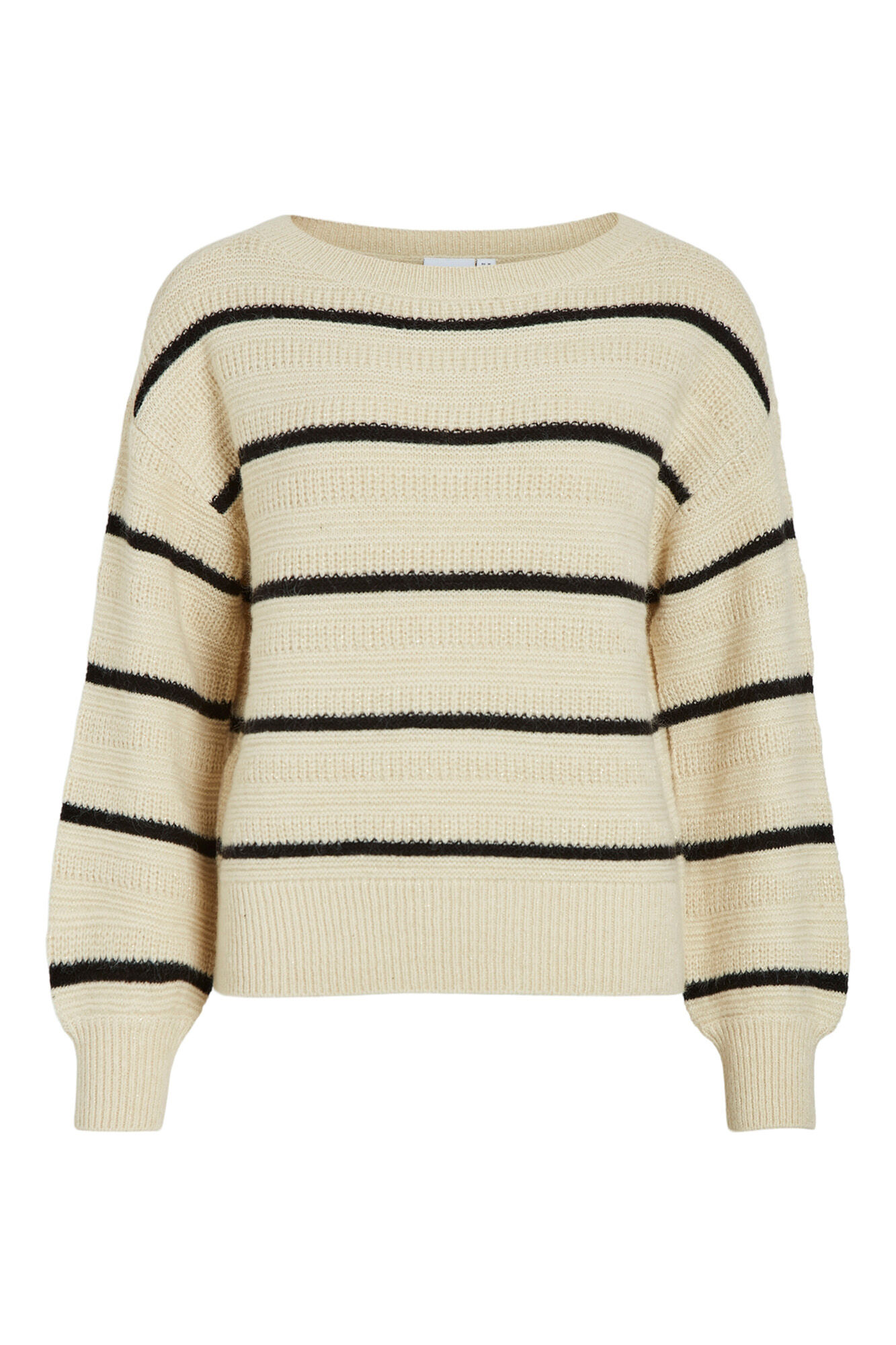 Vila Su&eacute;ter riscas com gola canoa