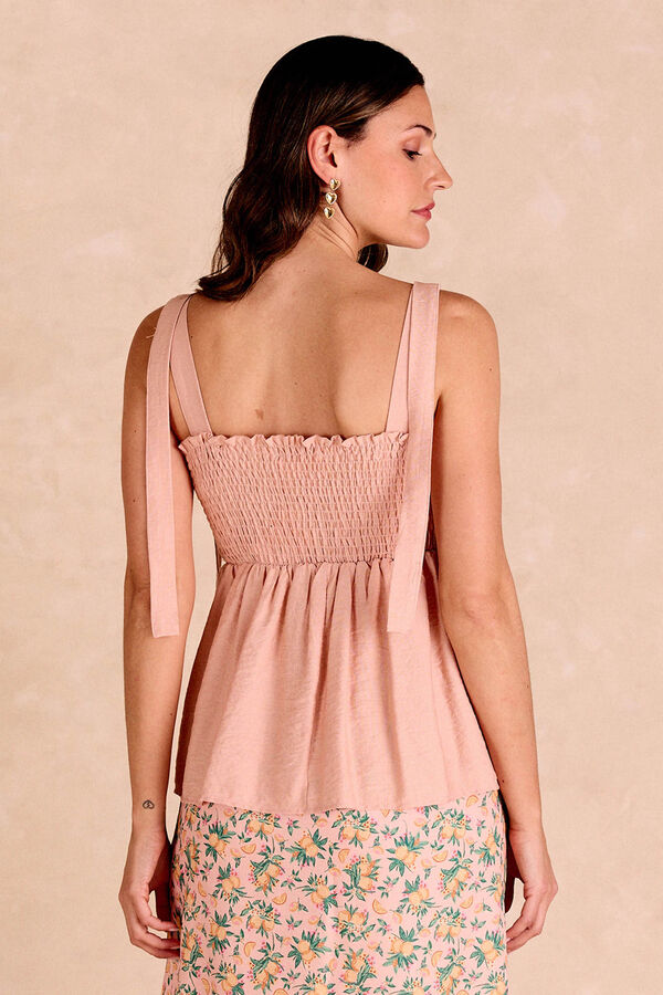 Pol&iacute;n Et Moi Top lino Sally Rosa