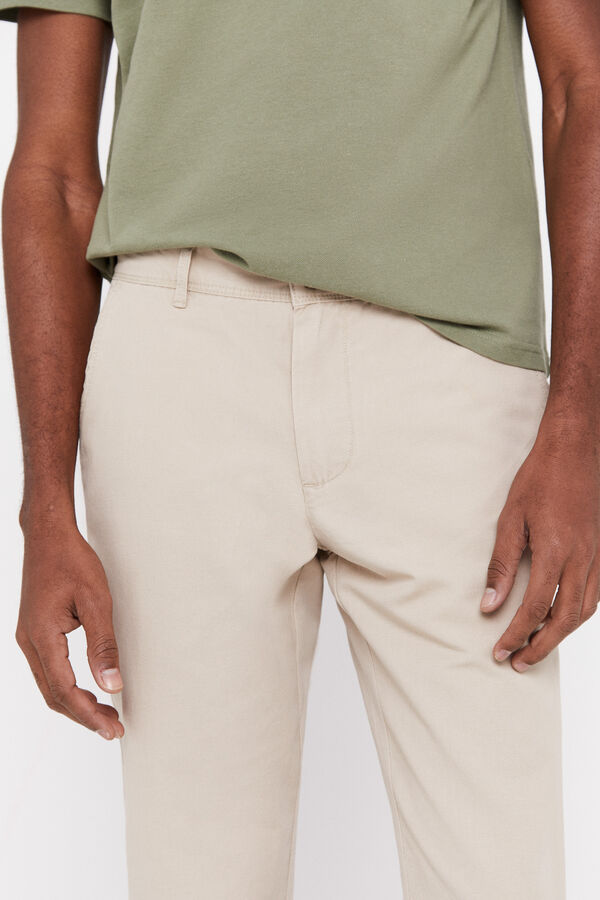 Cortefiel Cal&ccedil;as chino regular fit Tostado