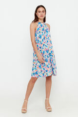 Vero Moda Vestido corto cuello halter Amarillo