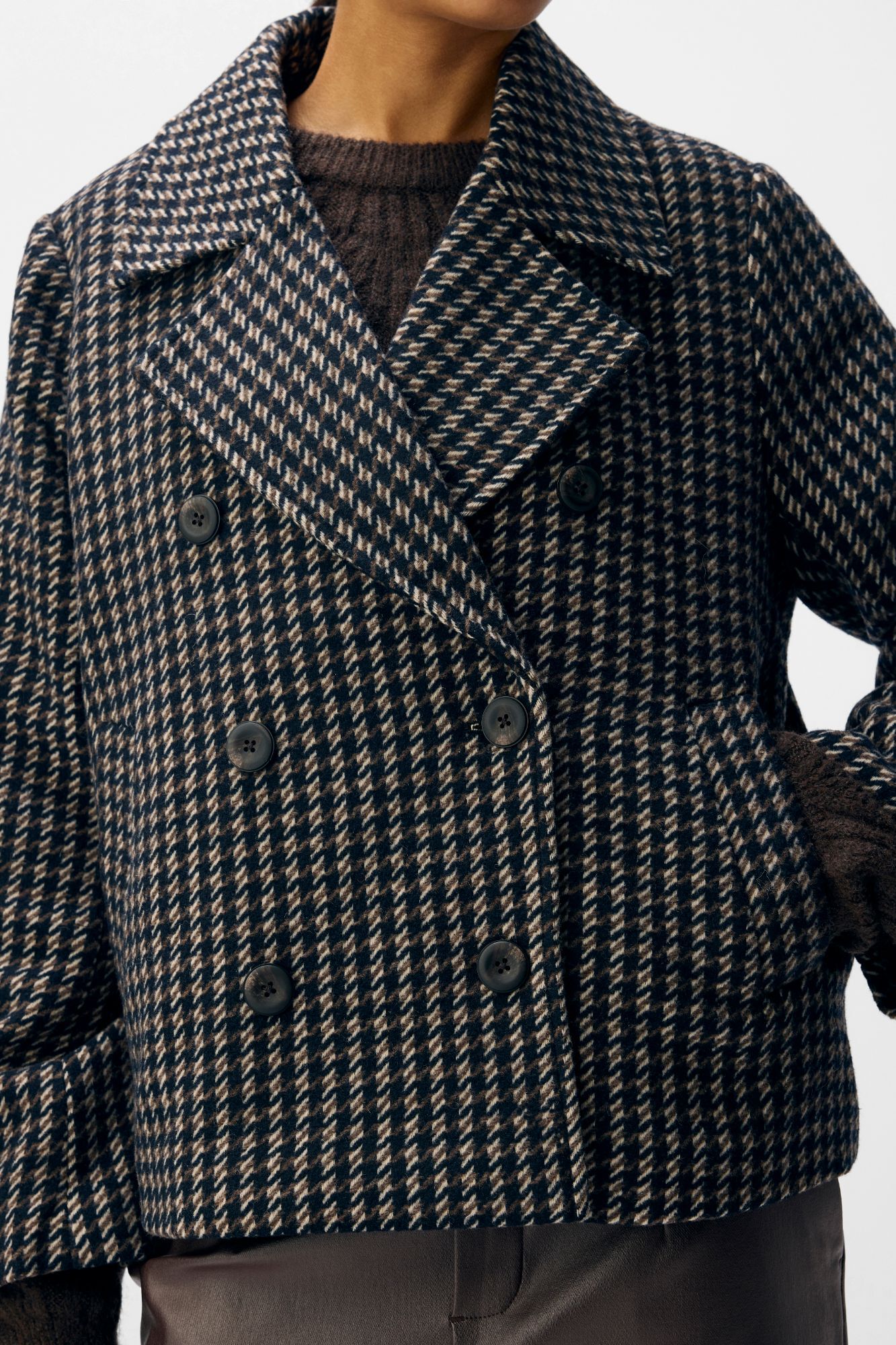 Object Abrigo tweed cuadros
