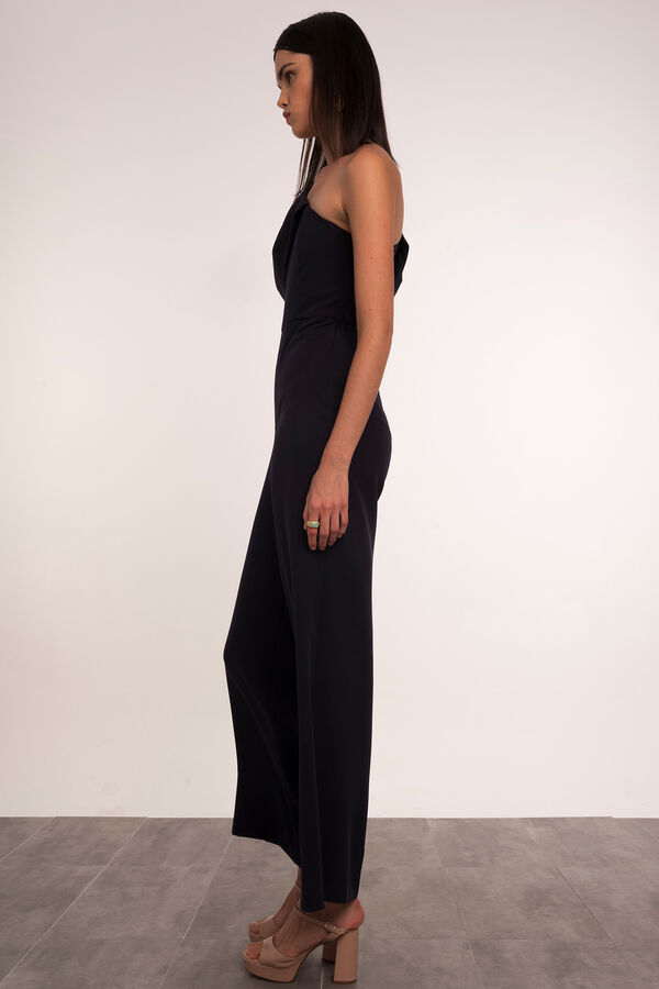 Dolores Promesas Mono asim&eacute;trico con drapeado Negro