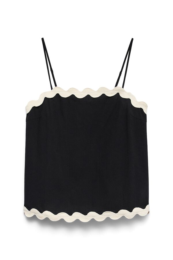 Vero Moda Top de tirantes escote cuadrado Negro