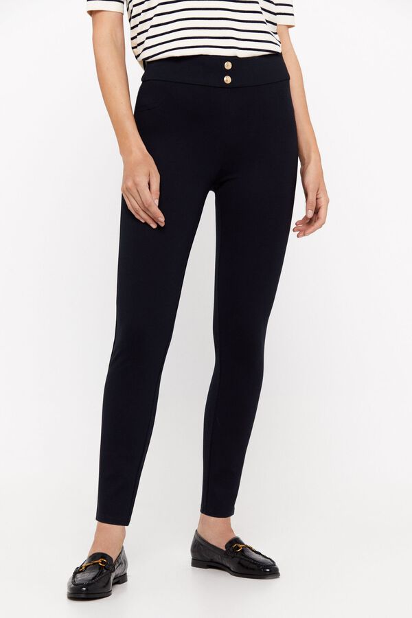 Cortefiel Legging push up. Negro