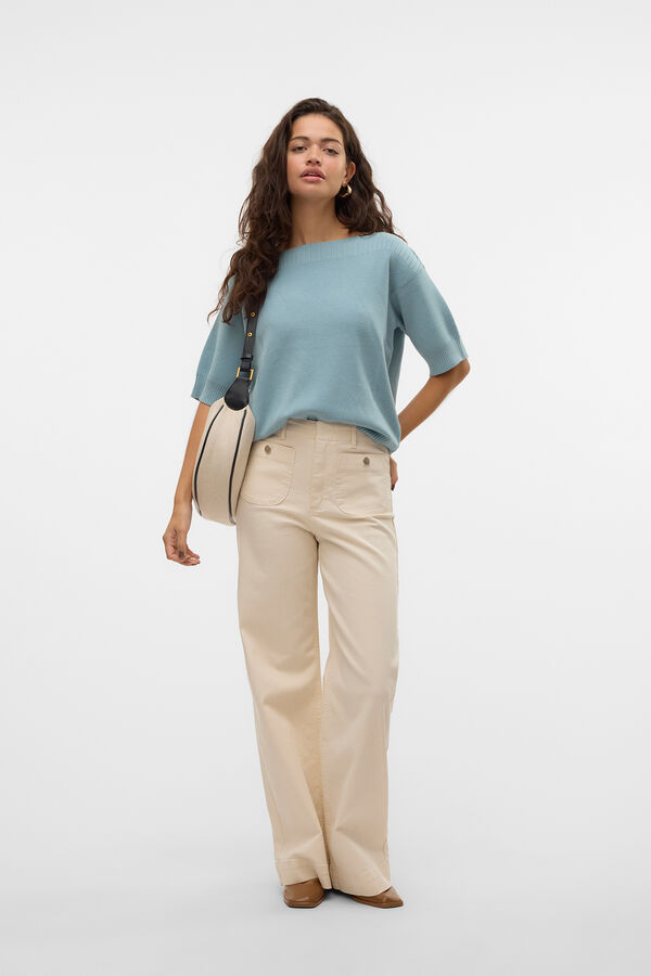 Vero Moda Curve Jeans plus size corte alta Subiu