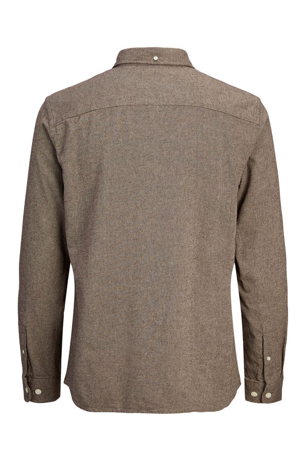 Jack & Jones Camisa cl&aacute;ssica Castanho