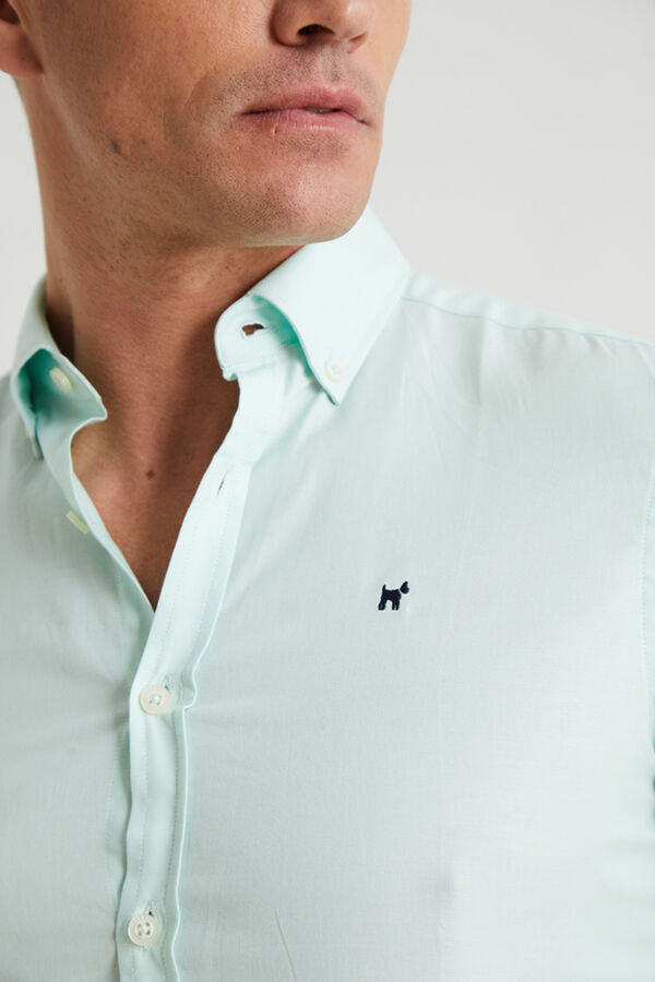 Williot Camisa Slim Fit Oxford Verde