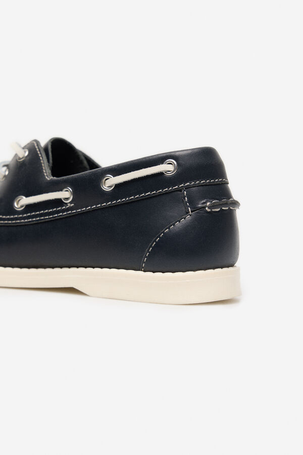 Cortefiel Sapato n&aacute;utico Azul