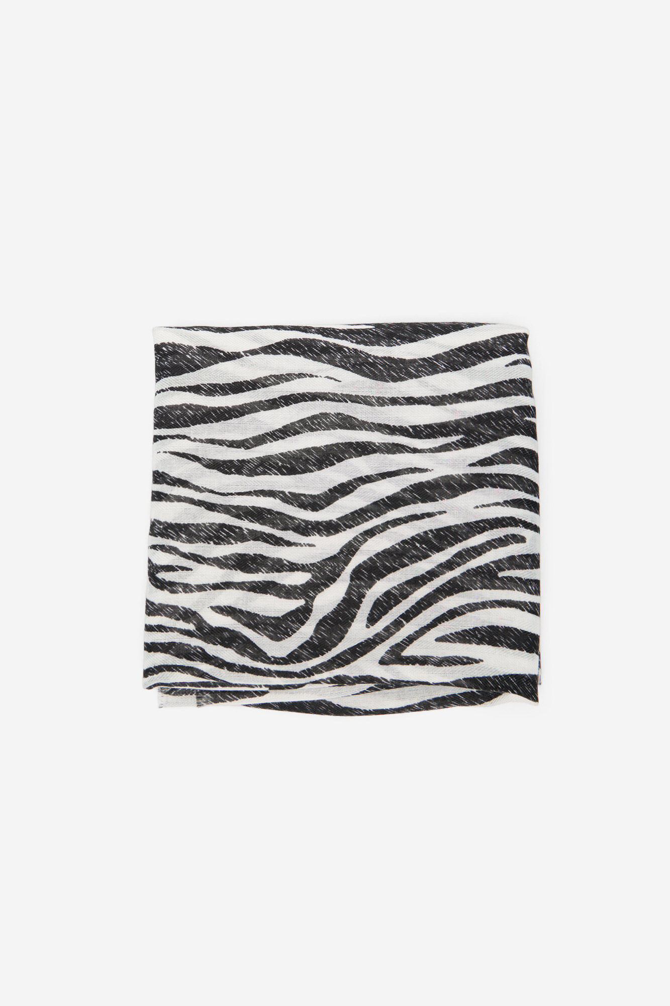 Cortefiel Fular con estampado de cebra