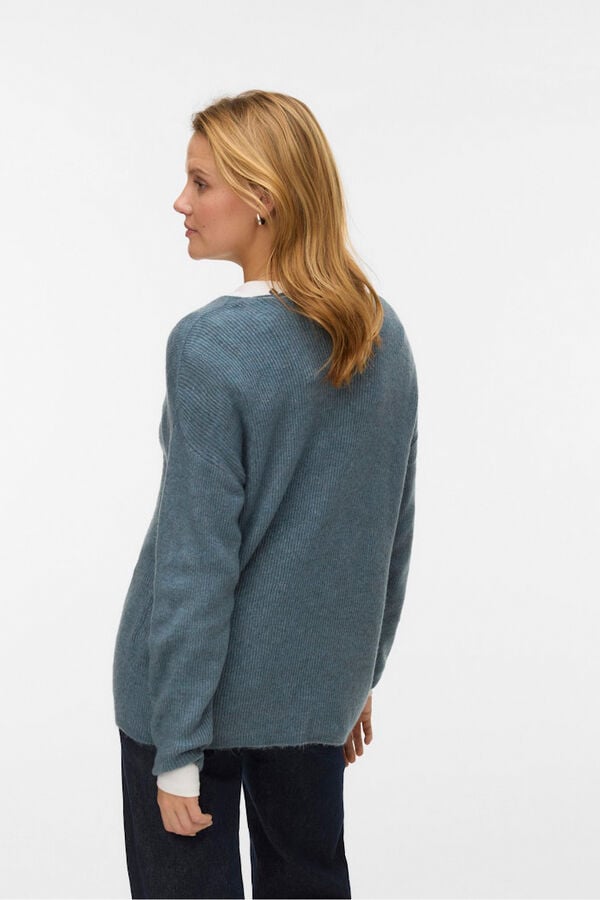 Vero Moda Jersey b&aacute;sico de punto Azul