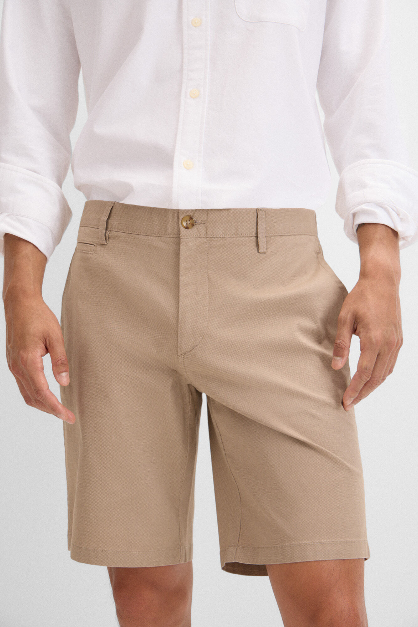 Cortefiel Bermuda chino estampada