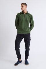 Williot Jersey Polar Media Cremallera Kaki