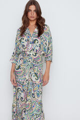 Slowlove Vestido manga murci&eacute;lago Multicolor