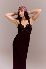 Slowlove Vestido preto deslizante Preto