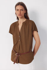 Cortefiel Blusa confort&aacute;vel Verde