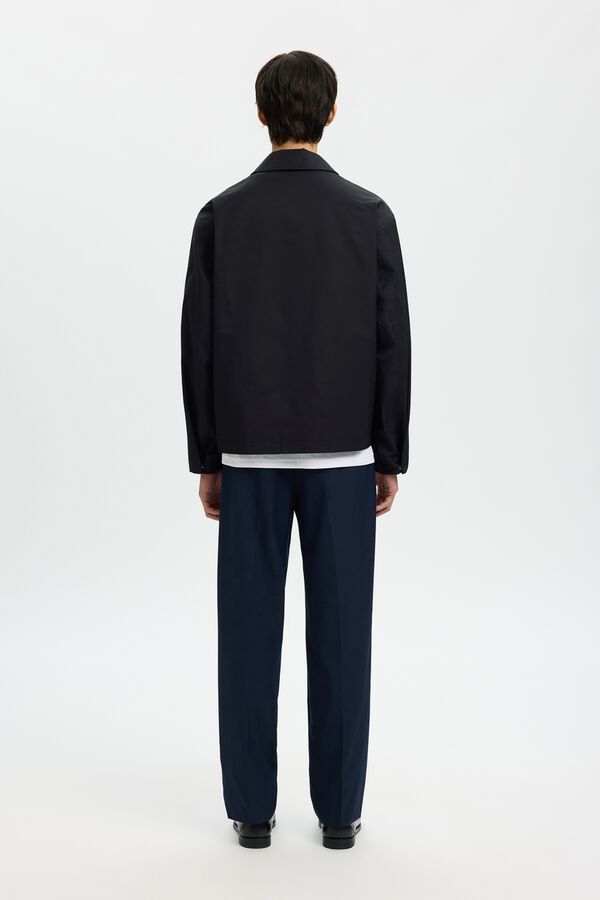 Selected Chaqueta ligera cremallera Negro