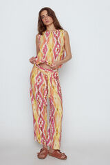 Slowlove Cal&ccedil;as cargo estampadas Vermelho