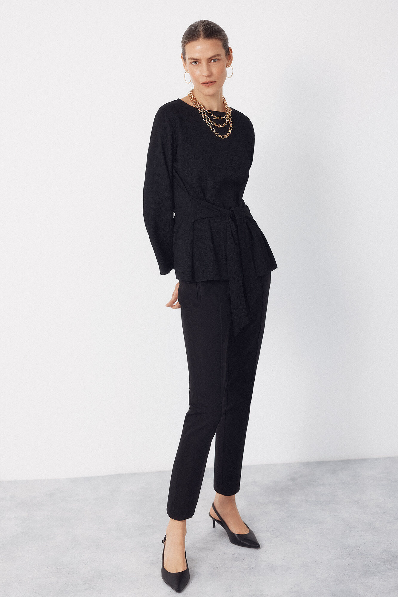 Cortefiel Pantal&oacute;n skinny el&aacute;stico