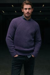 OOTO Jersey cuello redondo Morado